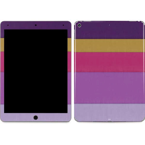 Radiant Orchid Color Block iPad Skins